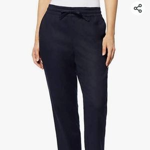 32 Degrees Cool linen blend ankle pants - women's size L